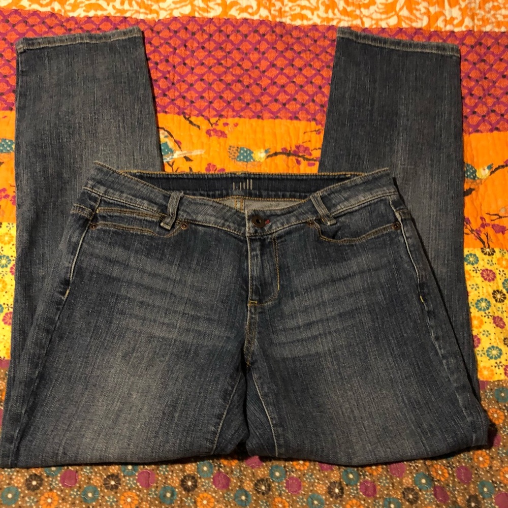 J. Jill Straight Fit Slim Boyfriend Jeans Sz 2P
